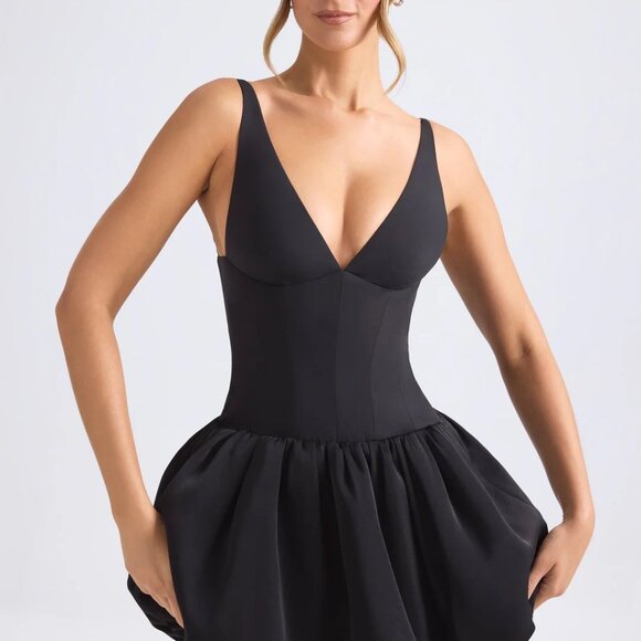 NWT - Oh Polly Anahita Micro Mini Dress - Black size 4 - Picture 2 of 8